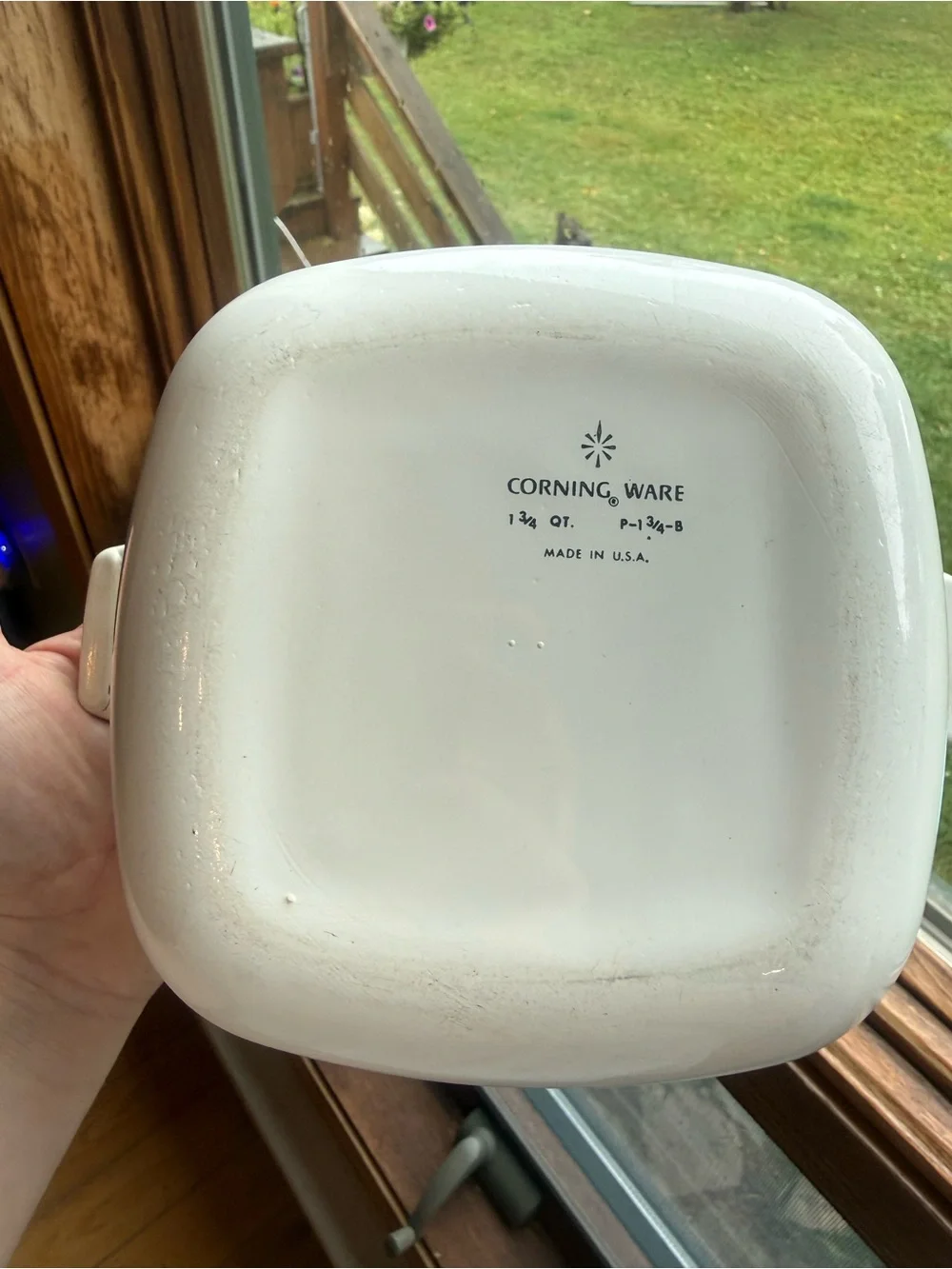 Corning Ware Blue Cornflower 1-3/4 Casserole Dish with Glass Lid